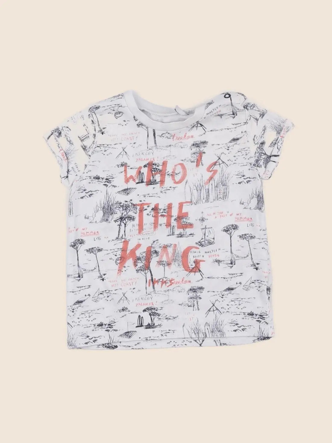 IKKS - tee-shirt multicolore - 12 mois