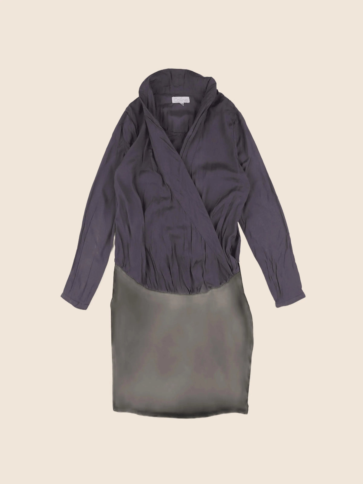Vertbaudet - robe allaitement, grossesse gris, noir - 34 à 36
