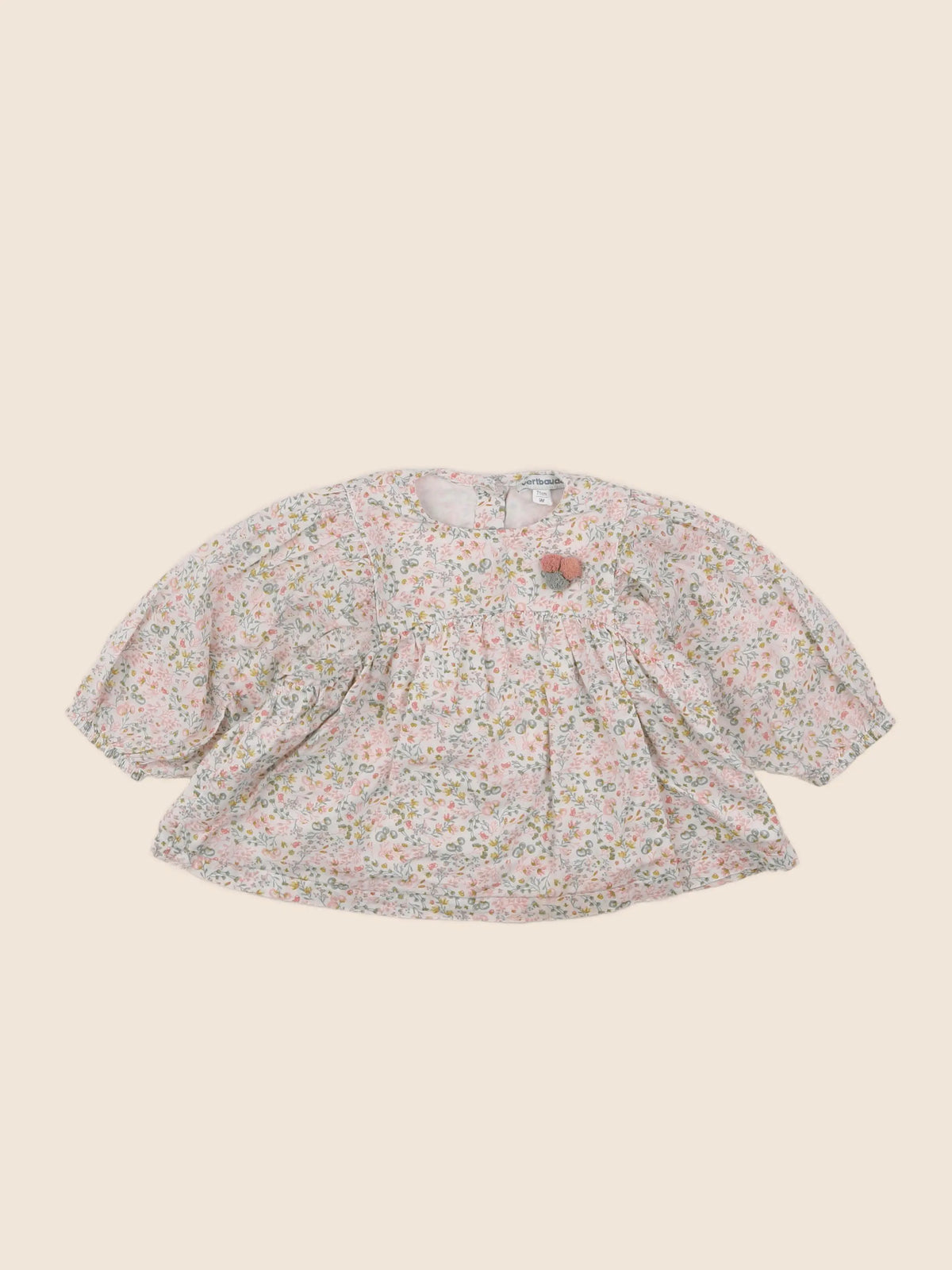 Vertbaudet - blouse multicolore - 9 mois