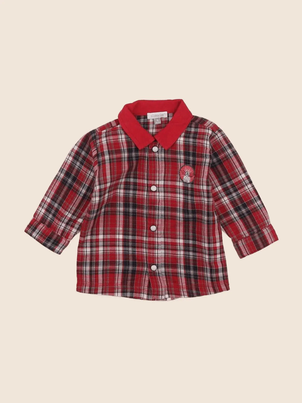 Absorba - chemise rouge - 6 mois