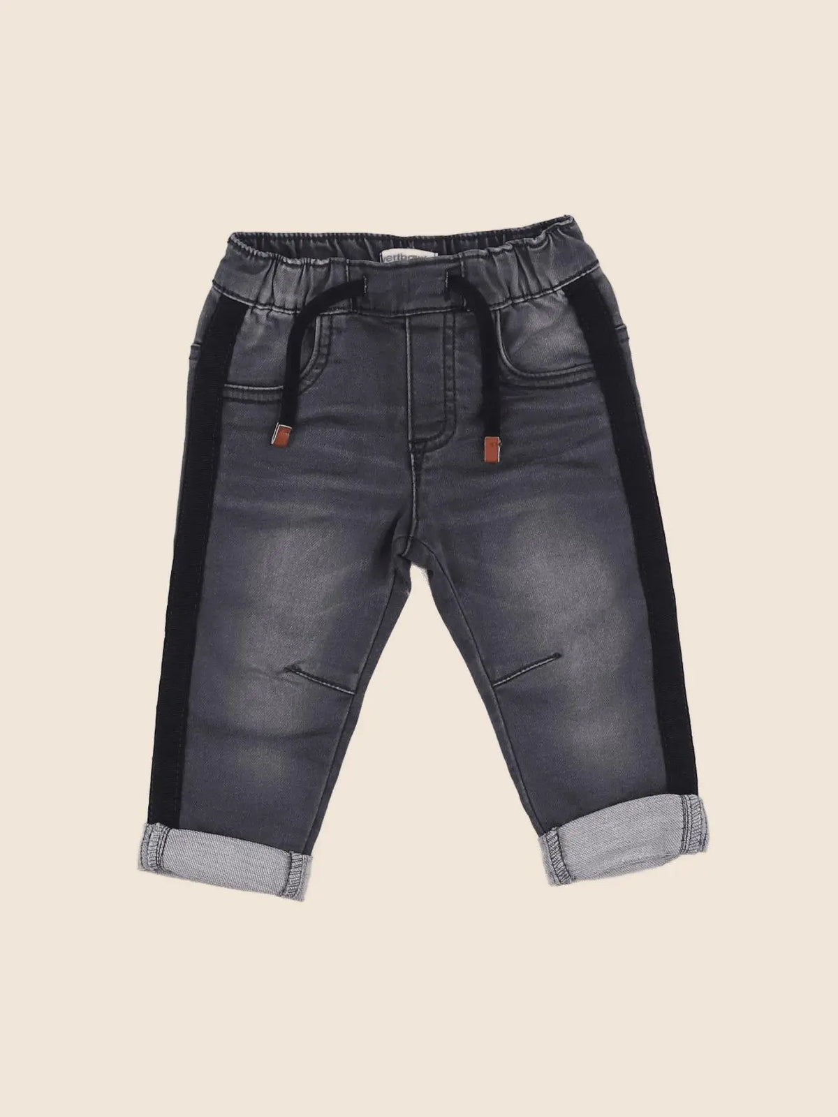 Vertbaudet - jean gris - 9 mois