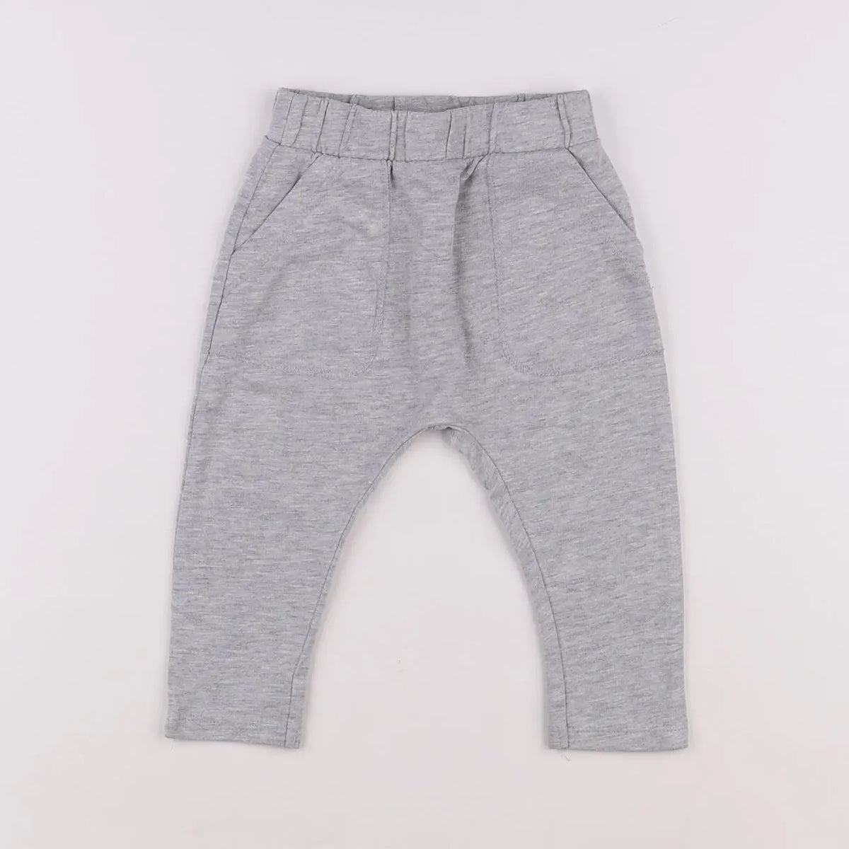 Vertbaudet - sarouel gris - 6 mois