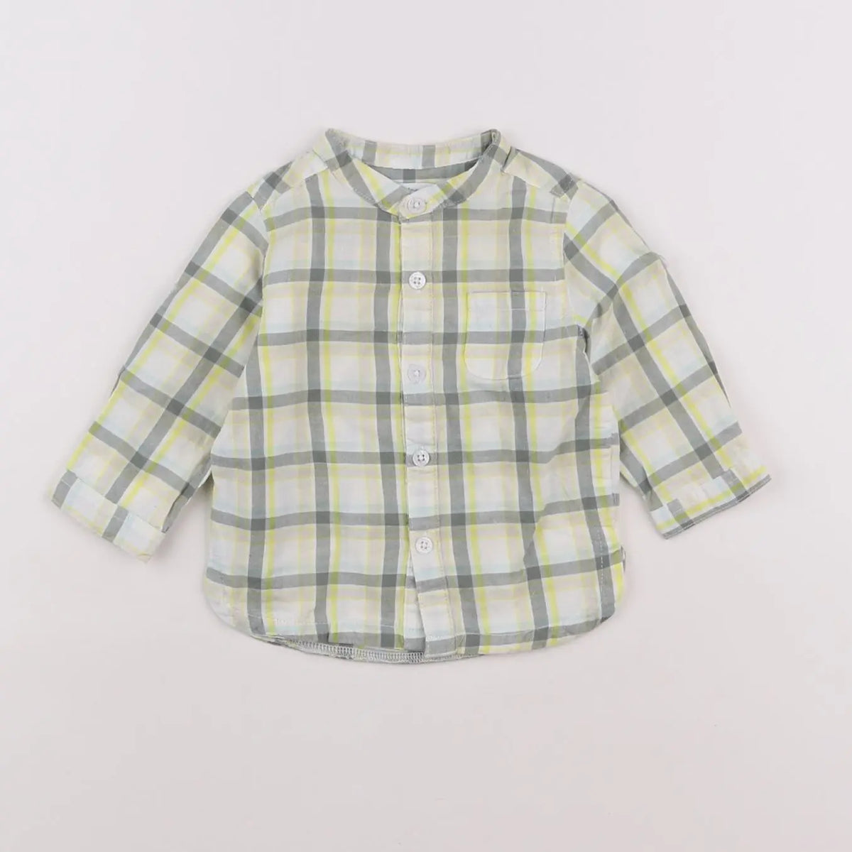 Vertbaudet - chemise vert - 6 mois