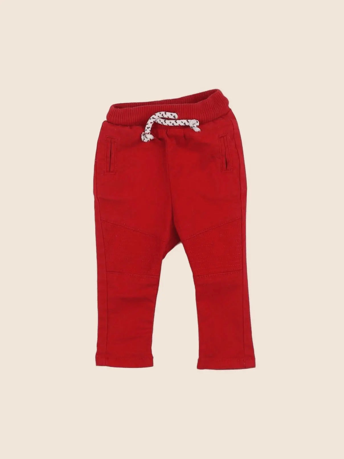 Tape à l'oeil - pantalon rouge - 3 mois