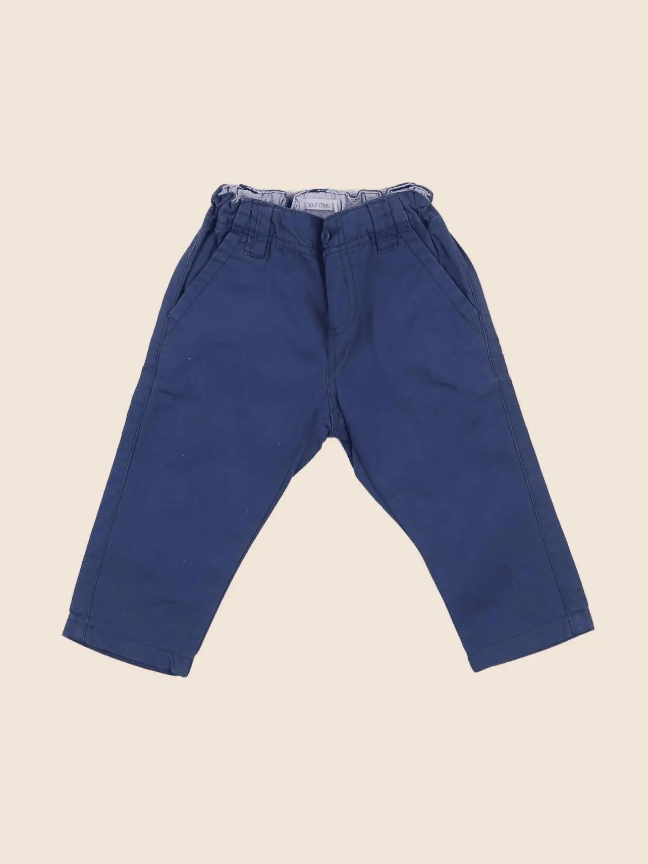 Boutchou - pantalon bleu - 6 mois