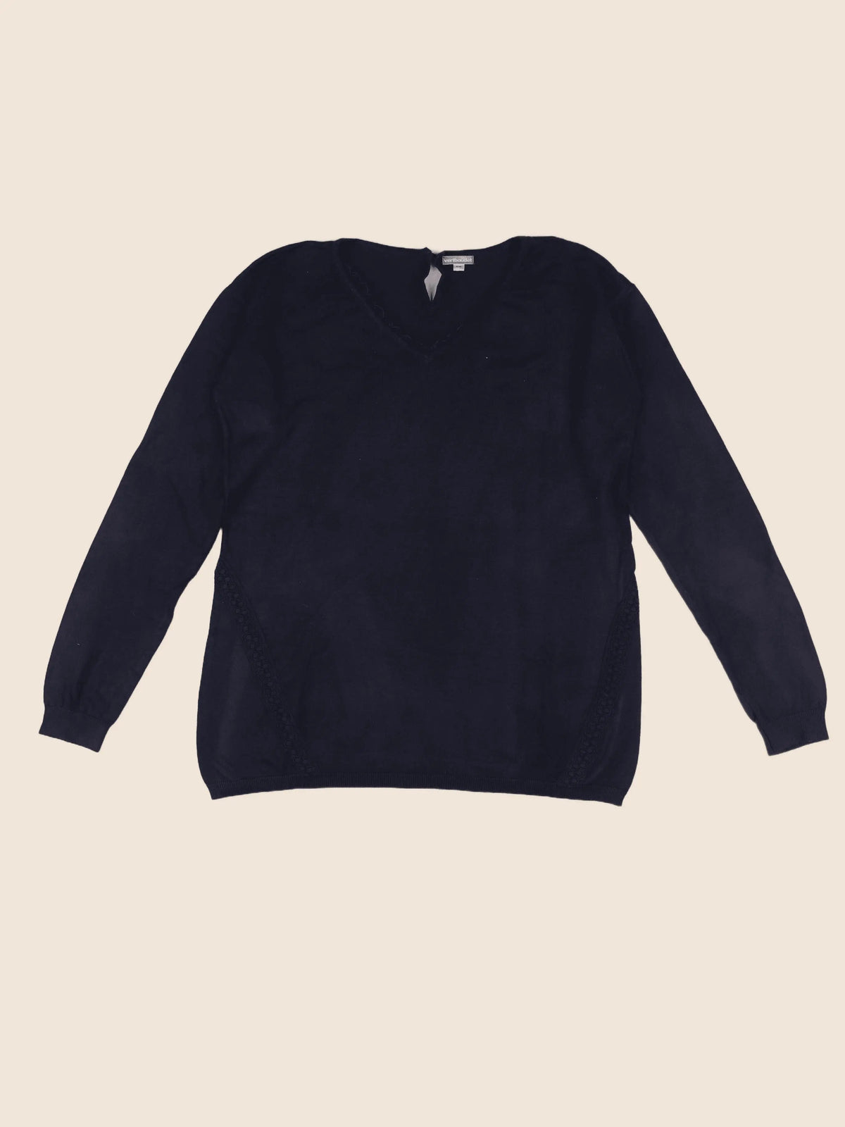 Vertbaudet - pull grossesse bleu - 42 à 44