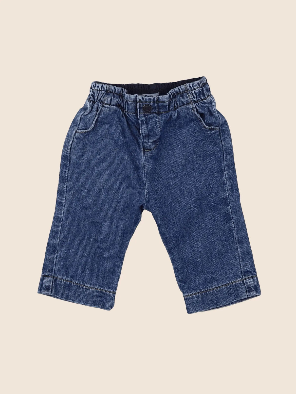 Vertbaudet - jean bleu - 6 mois