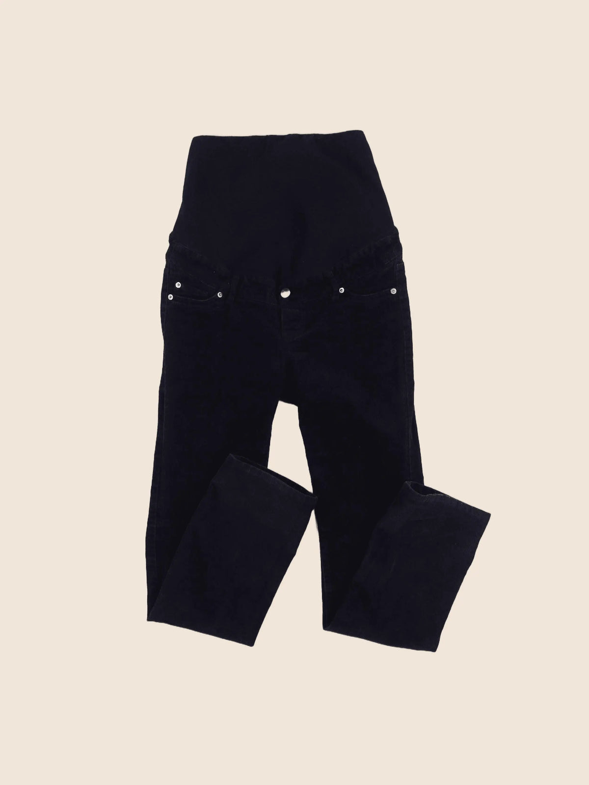 H&M - pantalon grossesse bleu - 34