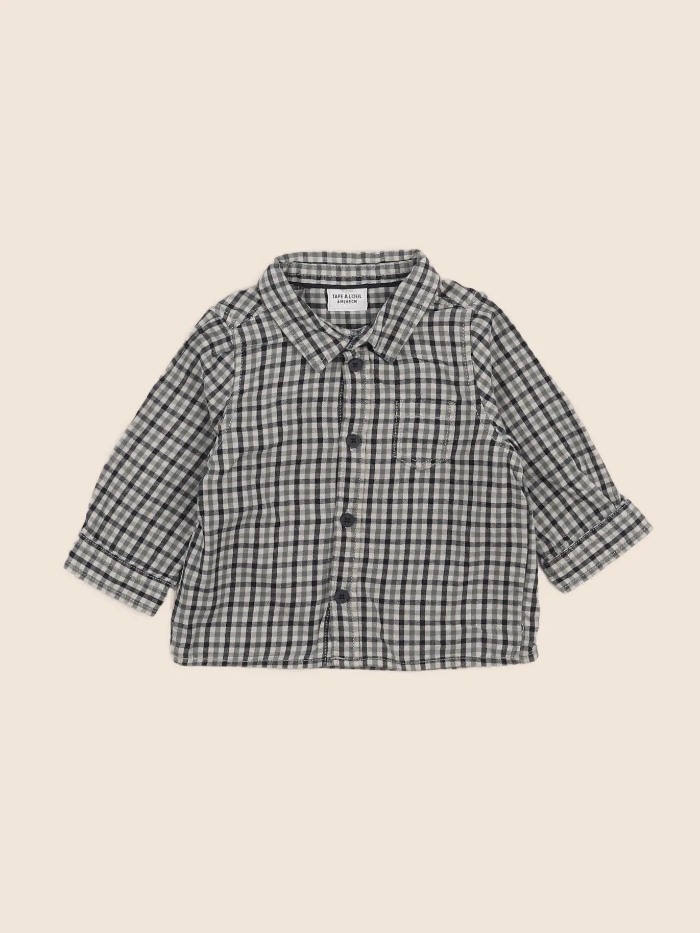 Tape à l'oeil - chemise multicolore - 6 mois