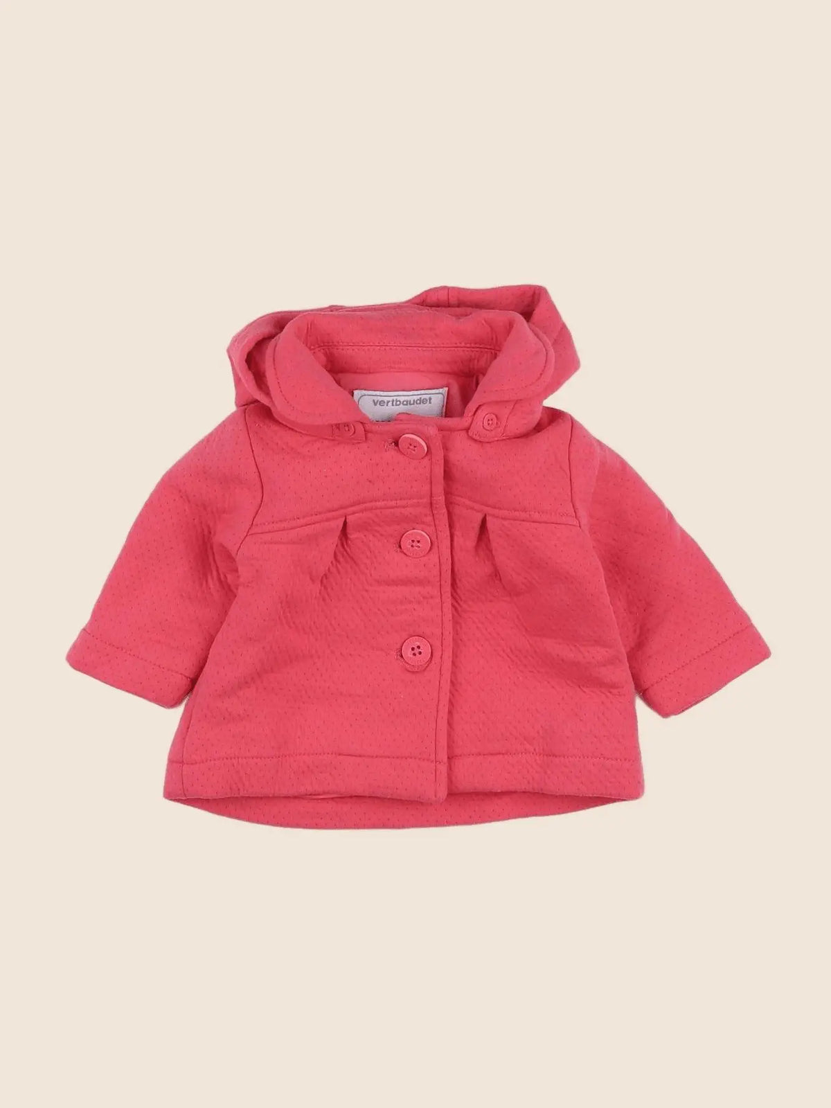 Vertbaudet - veste rose - 6 mois
