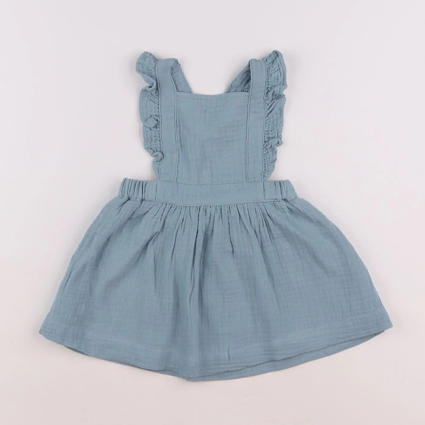 Vertbaudet - robe bleu - 12 mois
