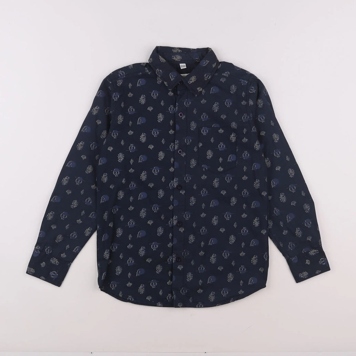 Vertbaudet - chemise bleu - 10 ans
