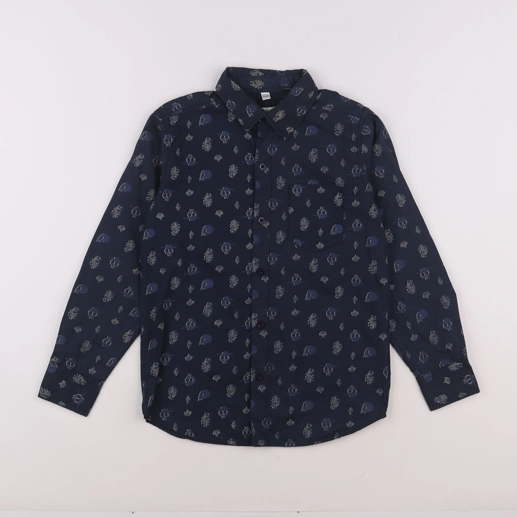 Vertbaudet - chemise bleu - 10 ans