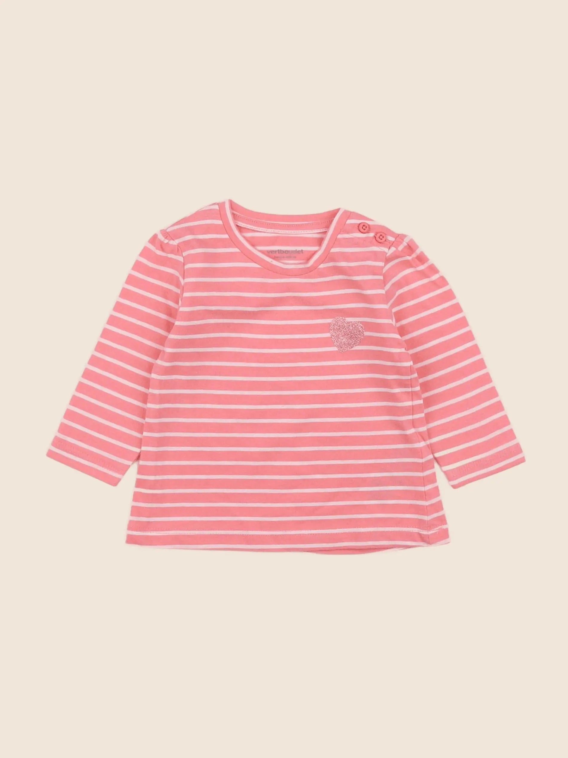 Vertbaudet - tee-shirt rose - 3 mois