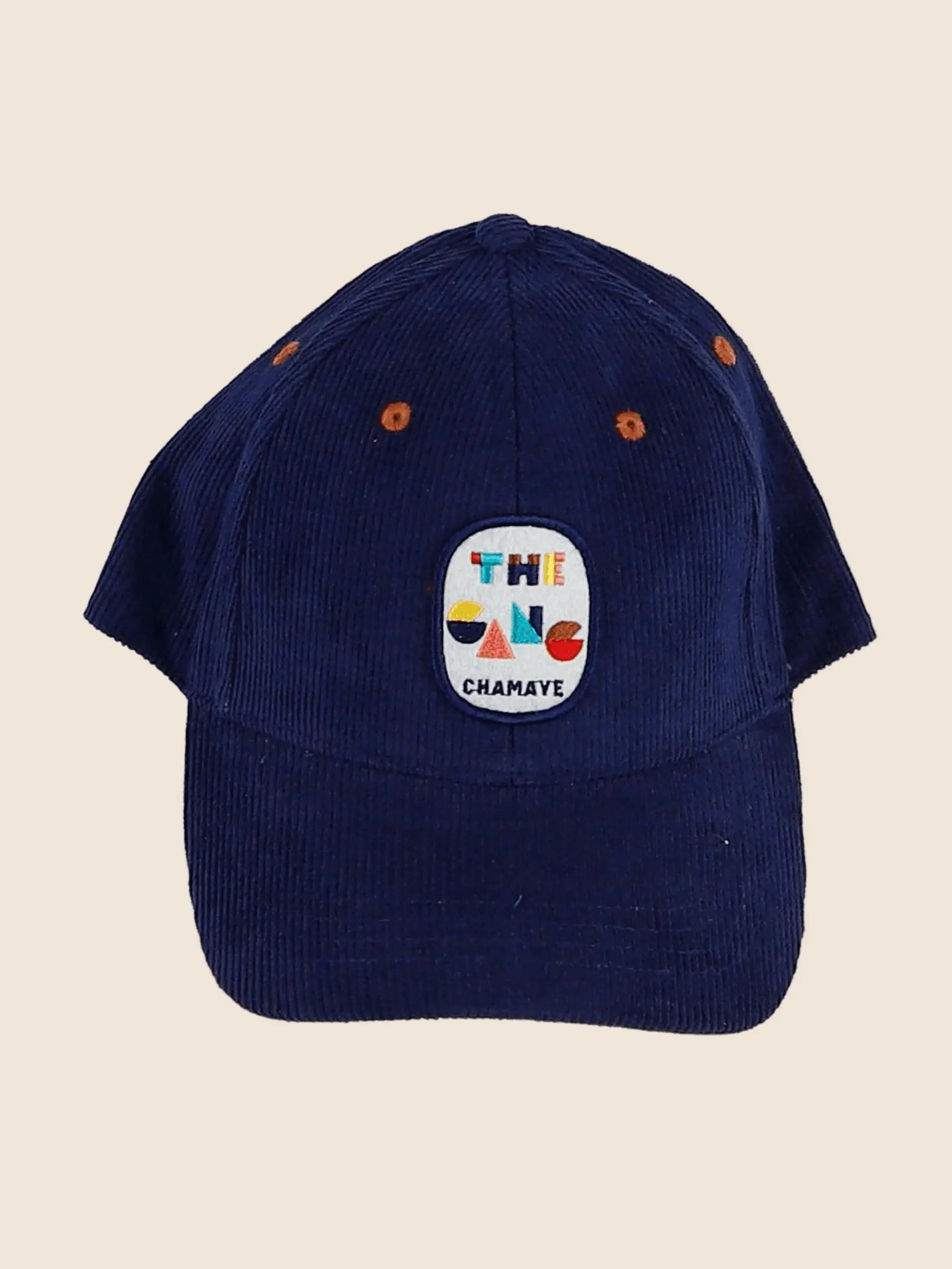Casquette velours "THE GANG" bleu