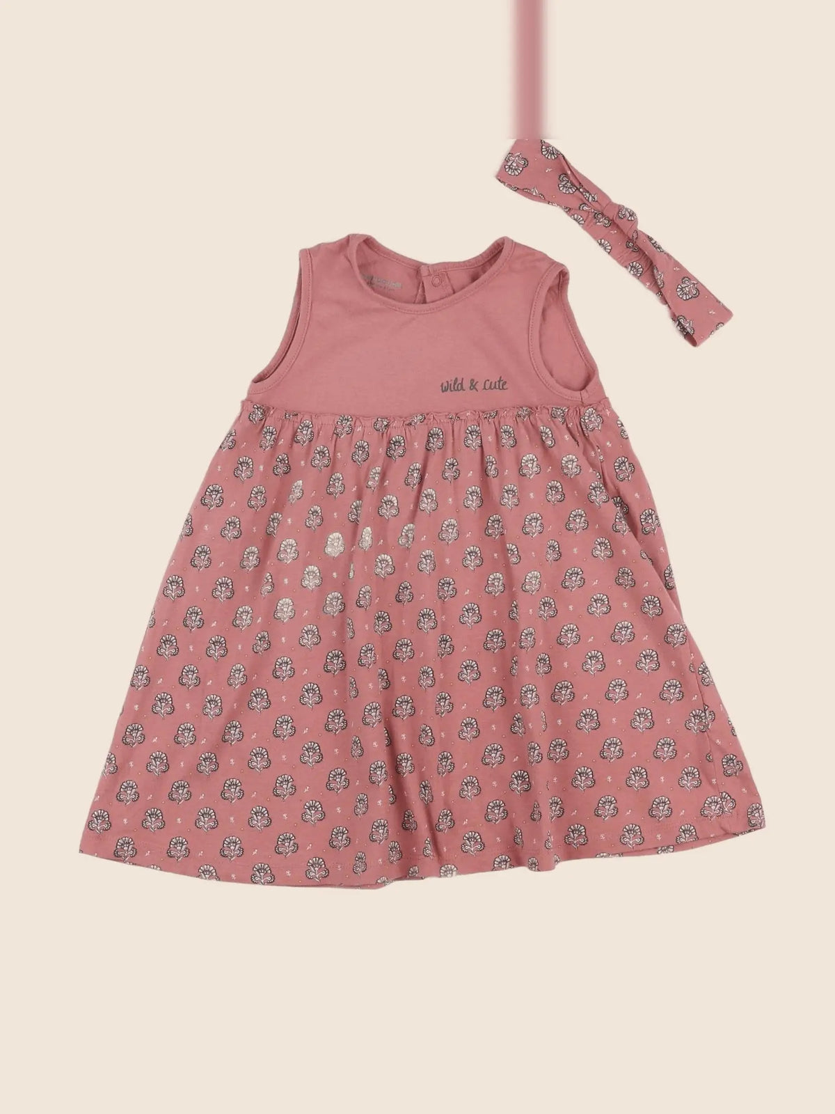 Vertbaudet - robe rose - 18 mois