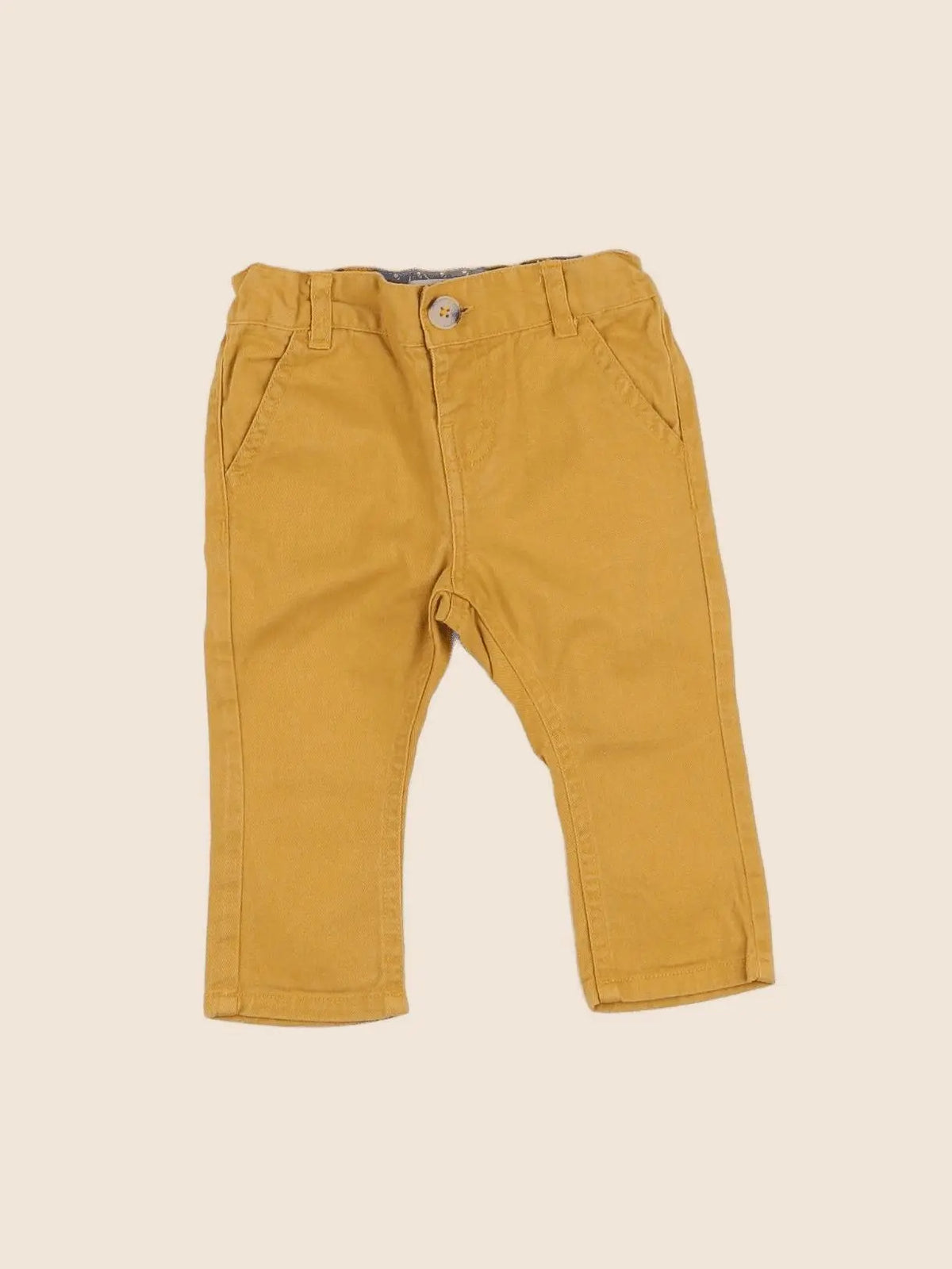 La Redoute - pantalon jaune - 6 mois