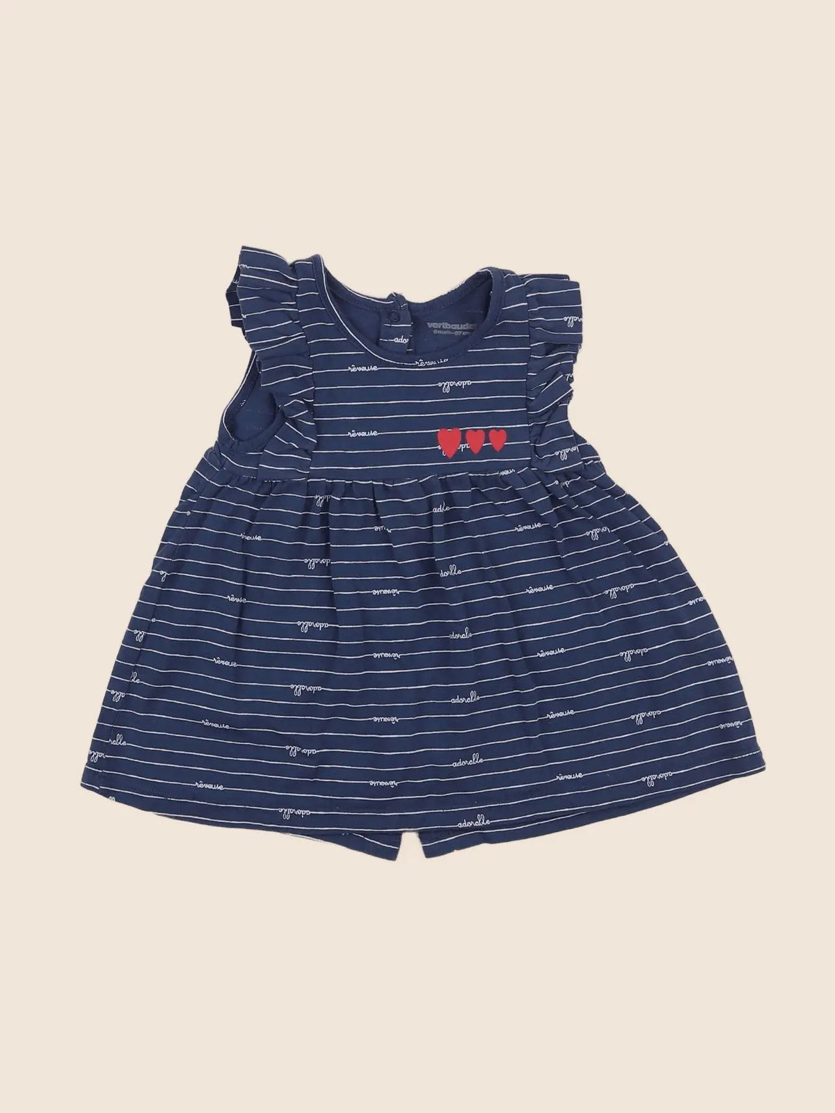 Vertbaudet - robe bleu - 6 mois