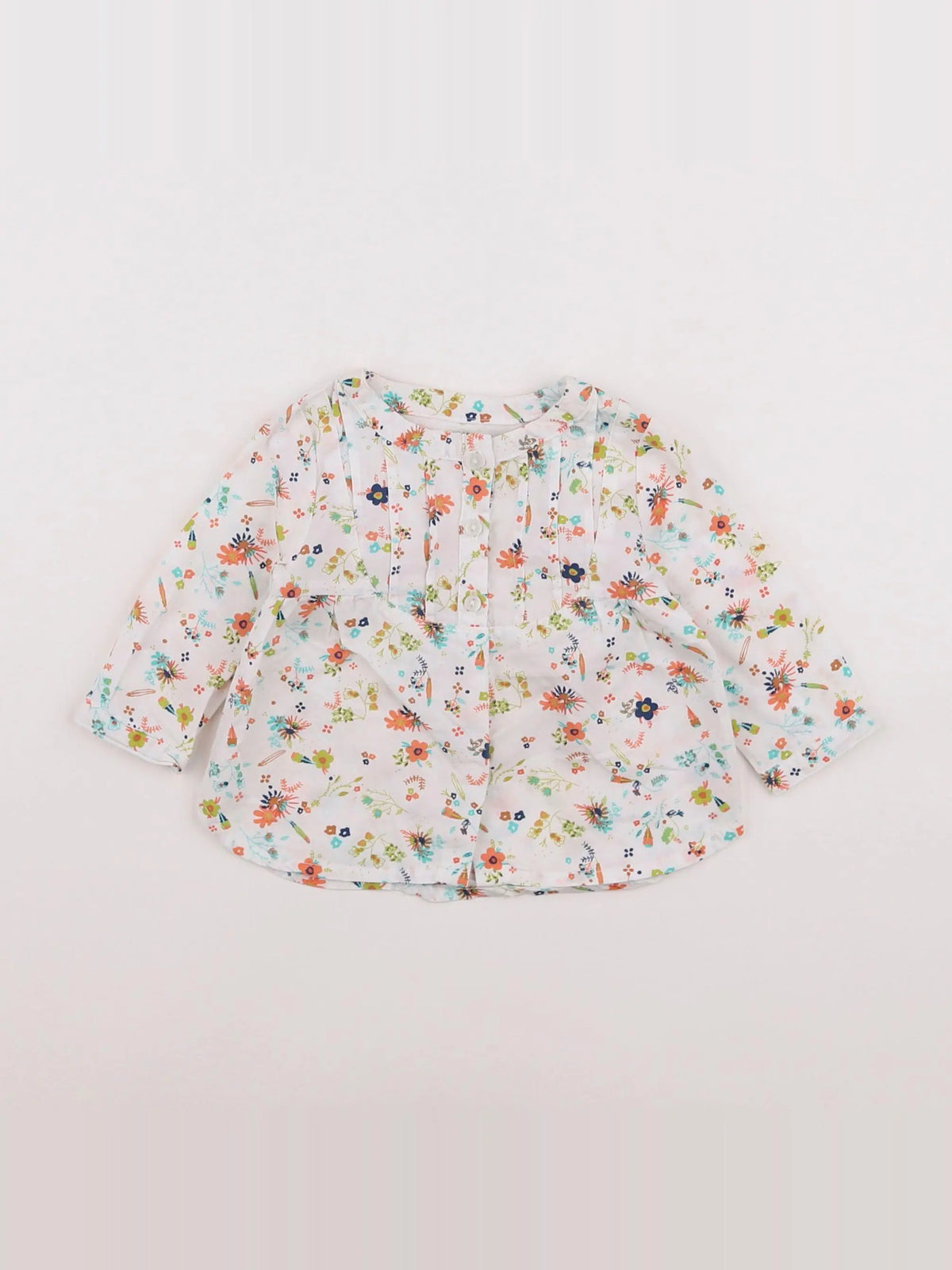 Vertbaudet - blouse blanc - 3 mois