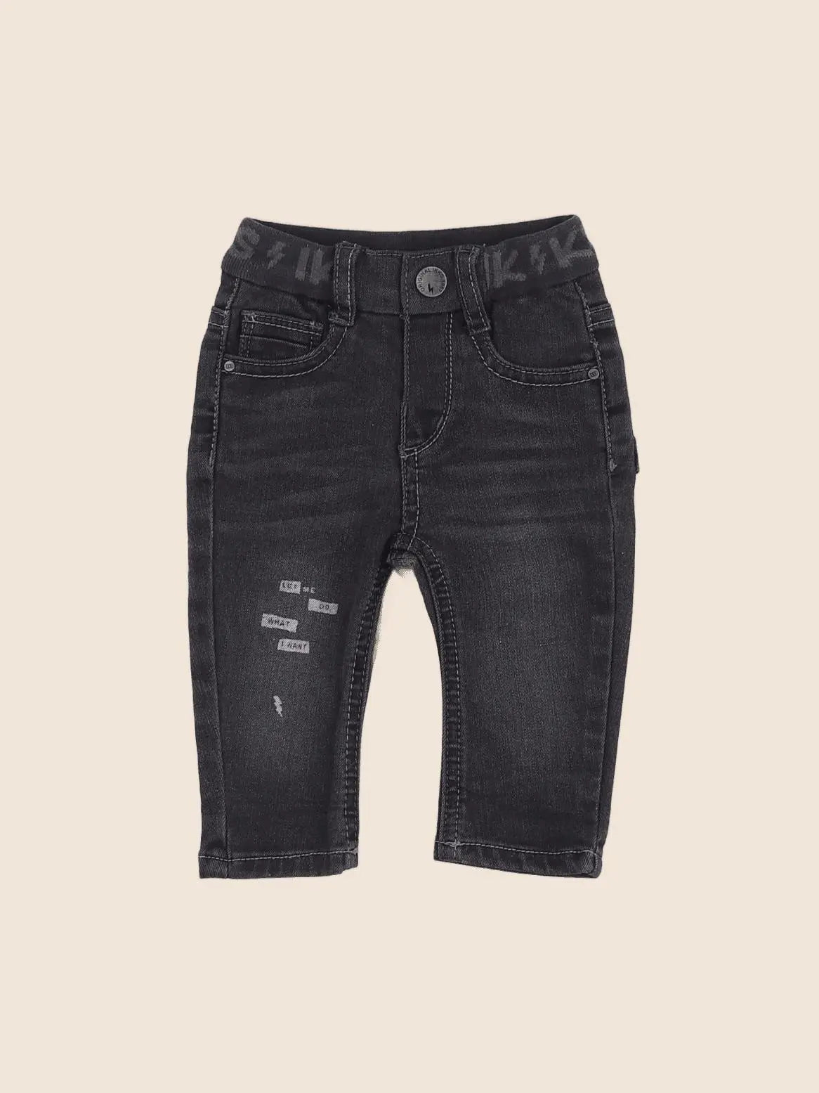 IKKS - jean gris - 6 mois