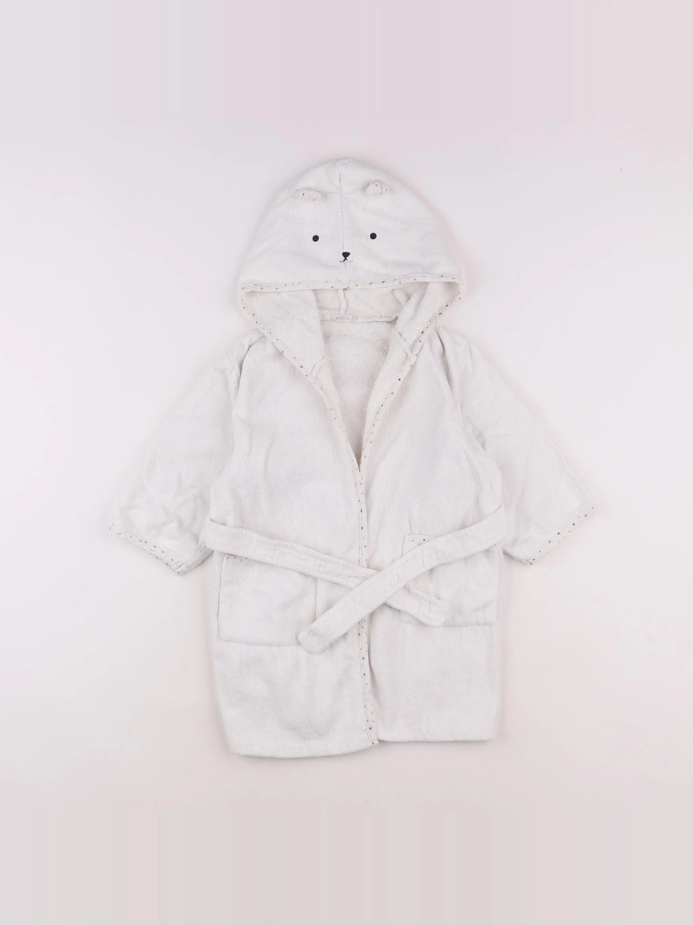 Boutchou - peignoir blanc -