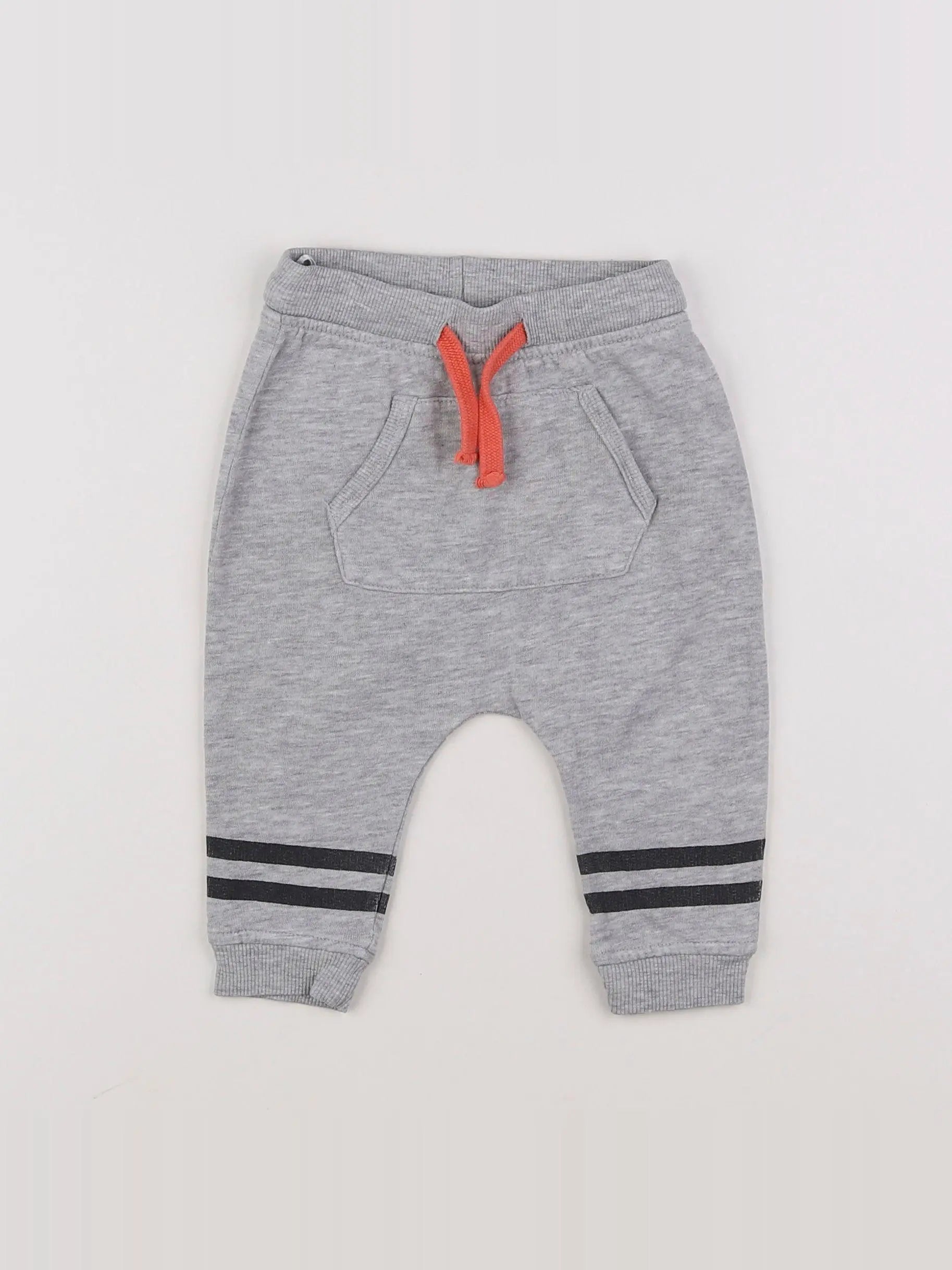 H&M - jogging gris - 3/6 mois