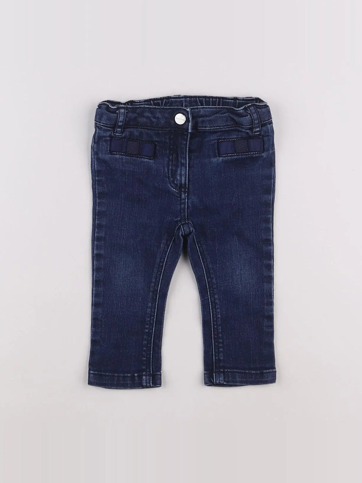 Jacadi - jean bleu - 12 mois
