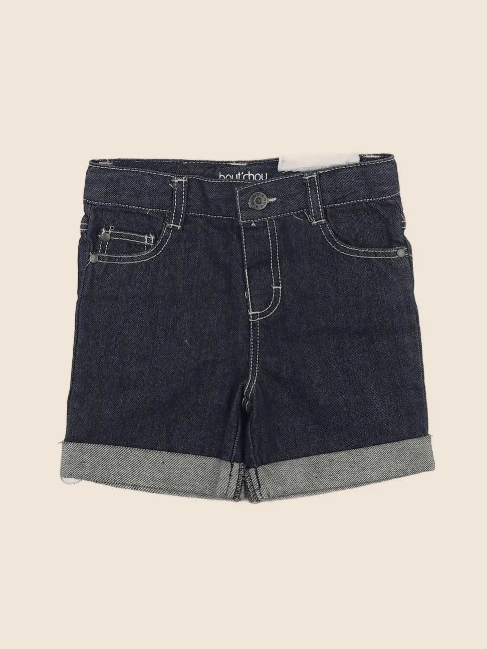Boutchou - short bleu - 12 mois