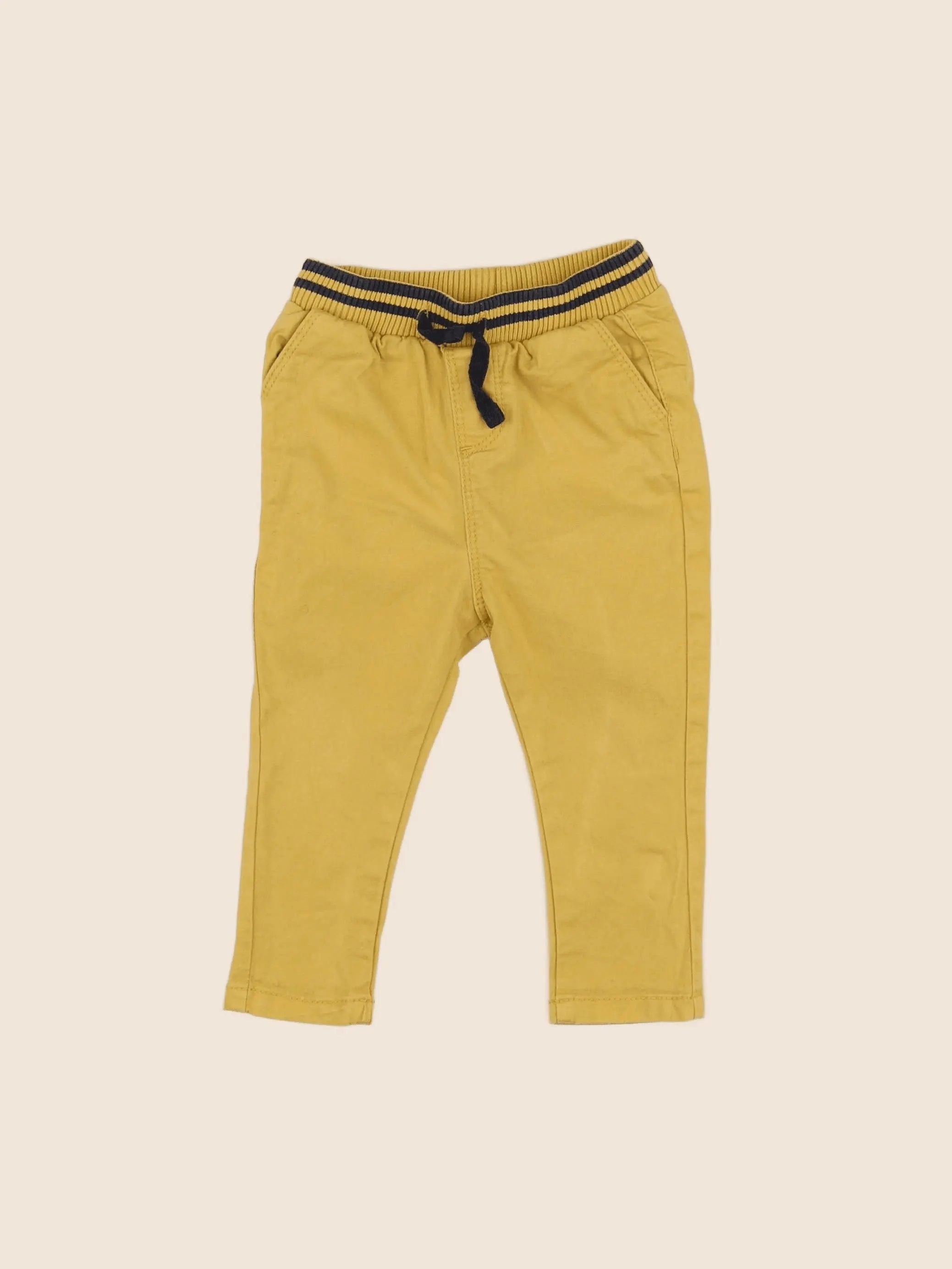 Tape à l'oeil - pantalon jaune - 9 mois