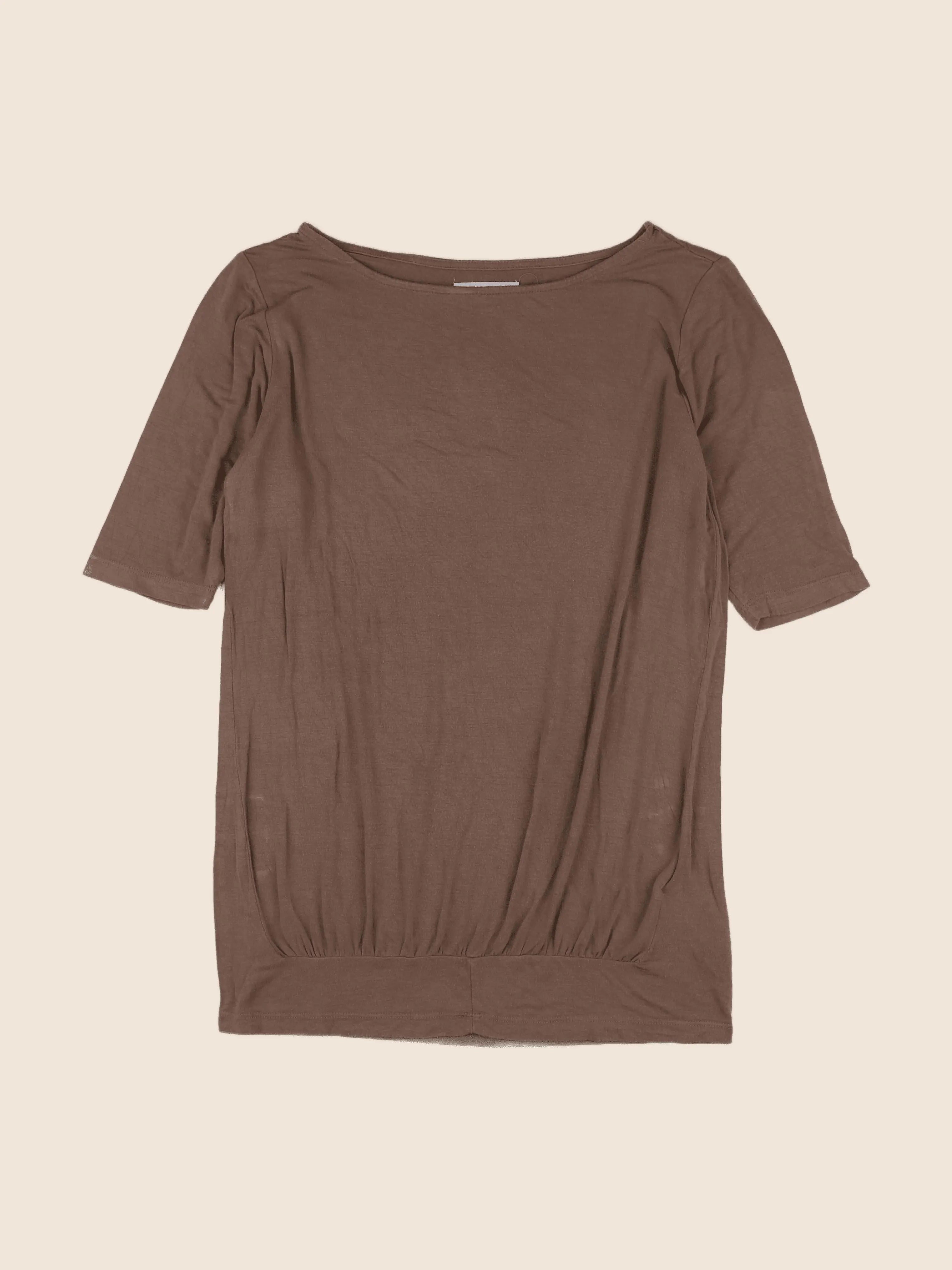 La redoute - tee-shirt grossesse marron - 38 à 40