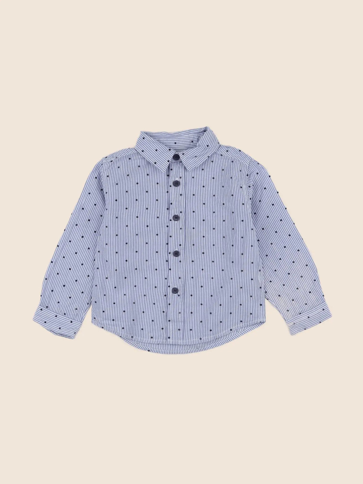 Eden & Victor - chemise bleu - 18 mois