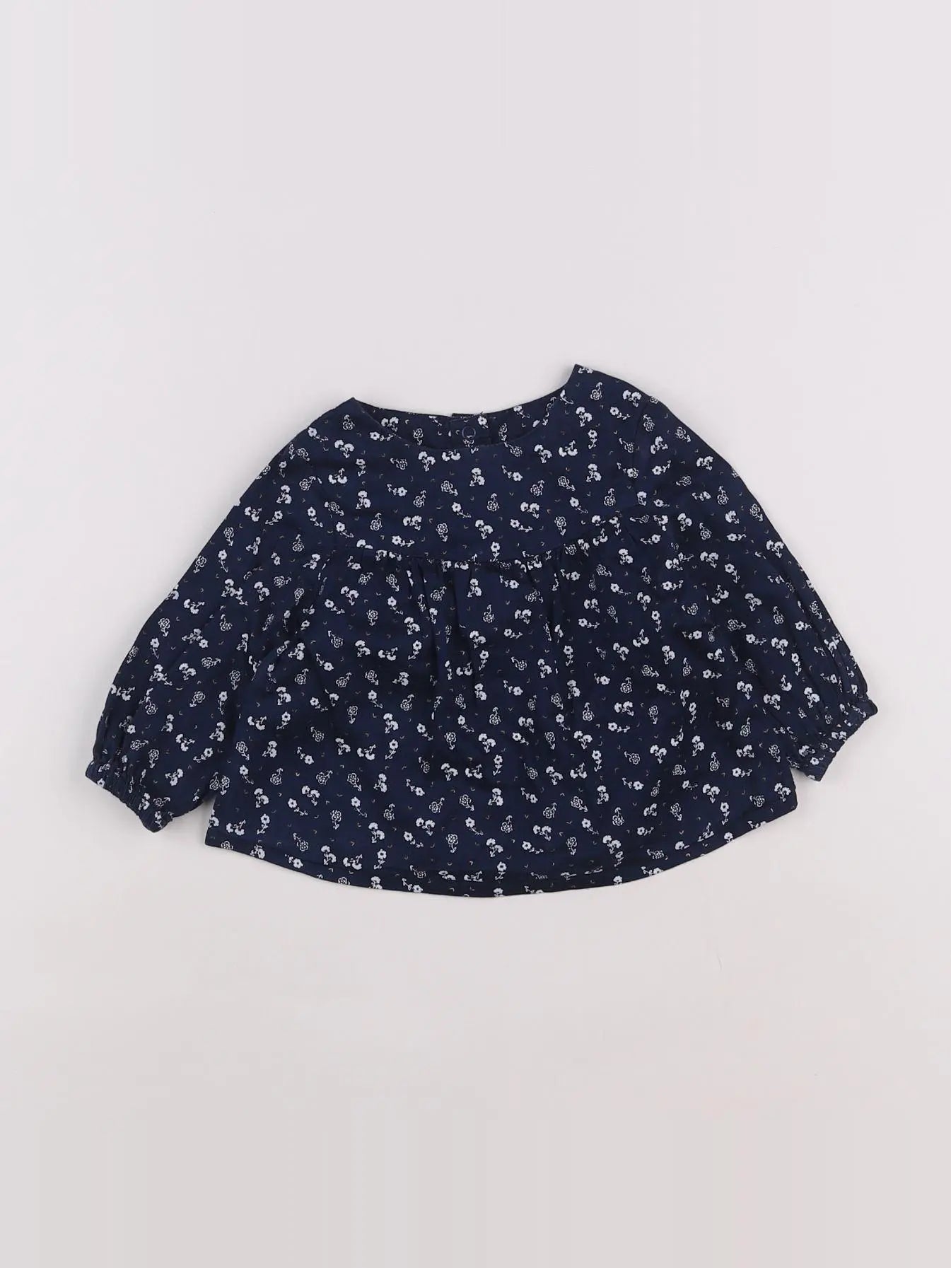 Tape à l'oeil - blouse bleu - 3 mois