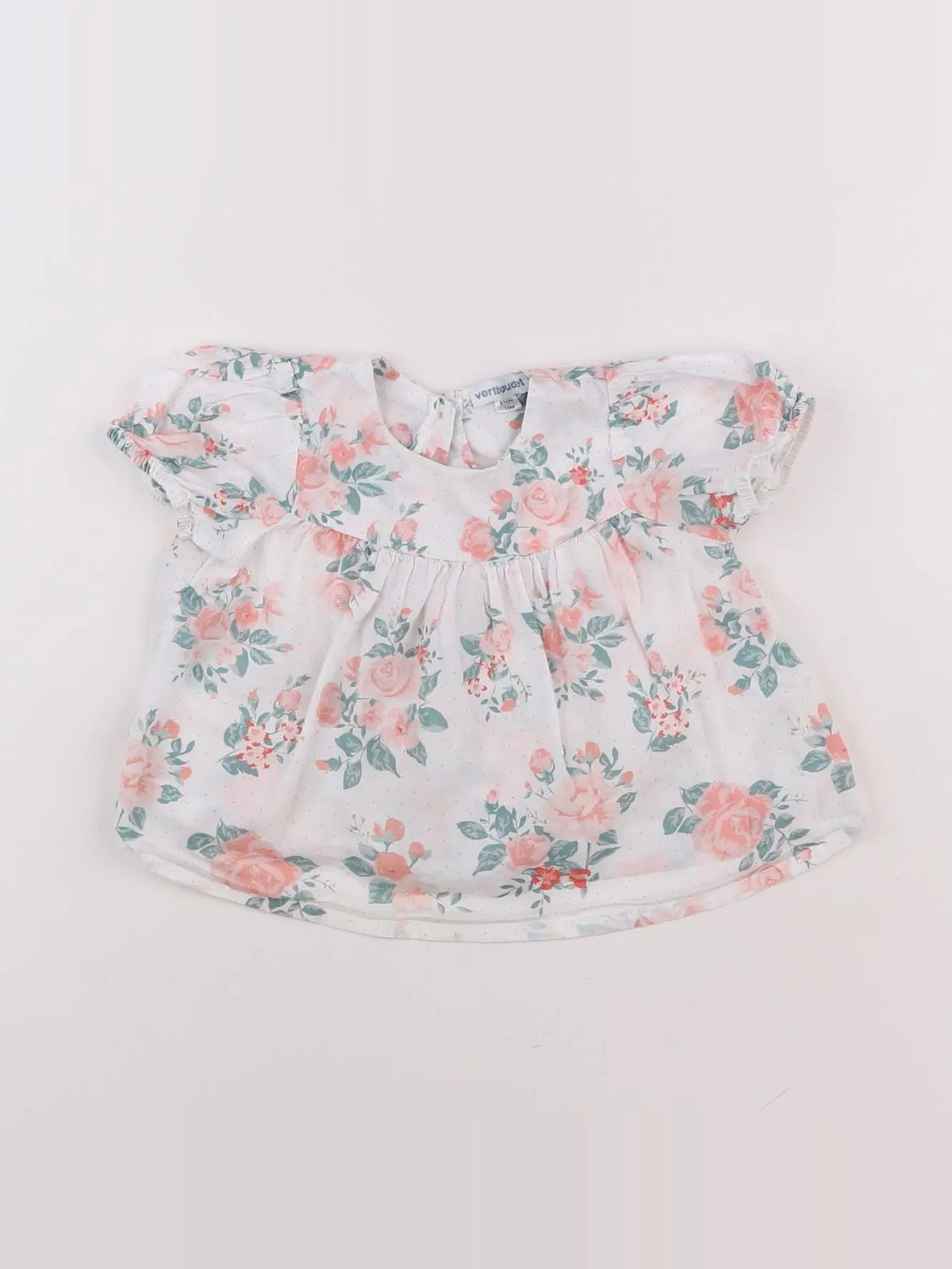 Vertbaudet - blouse blanc - 18 mois