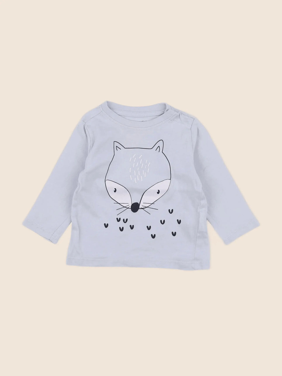 Vertbaudet - tee-shirt bleu - 6 mois