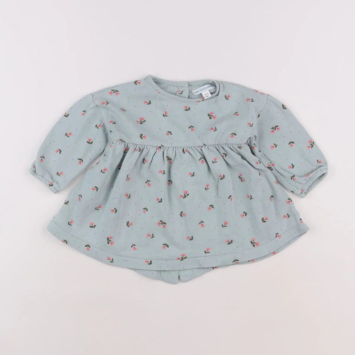Vertbaudet - robe bleu - 9 mois
