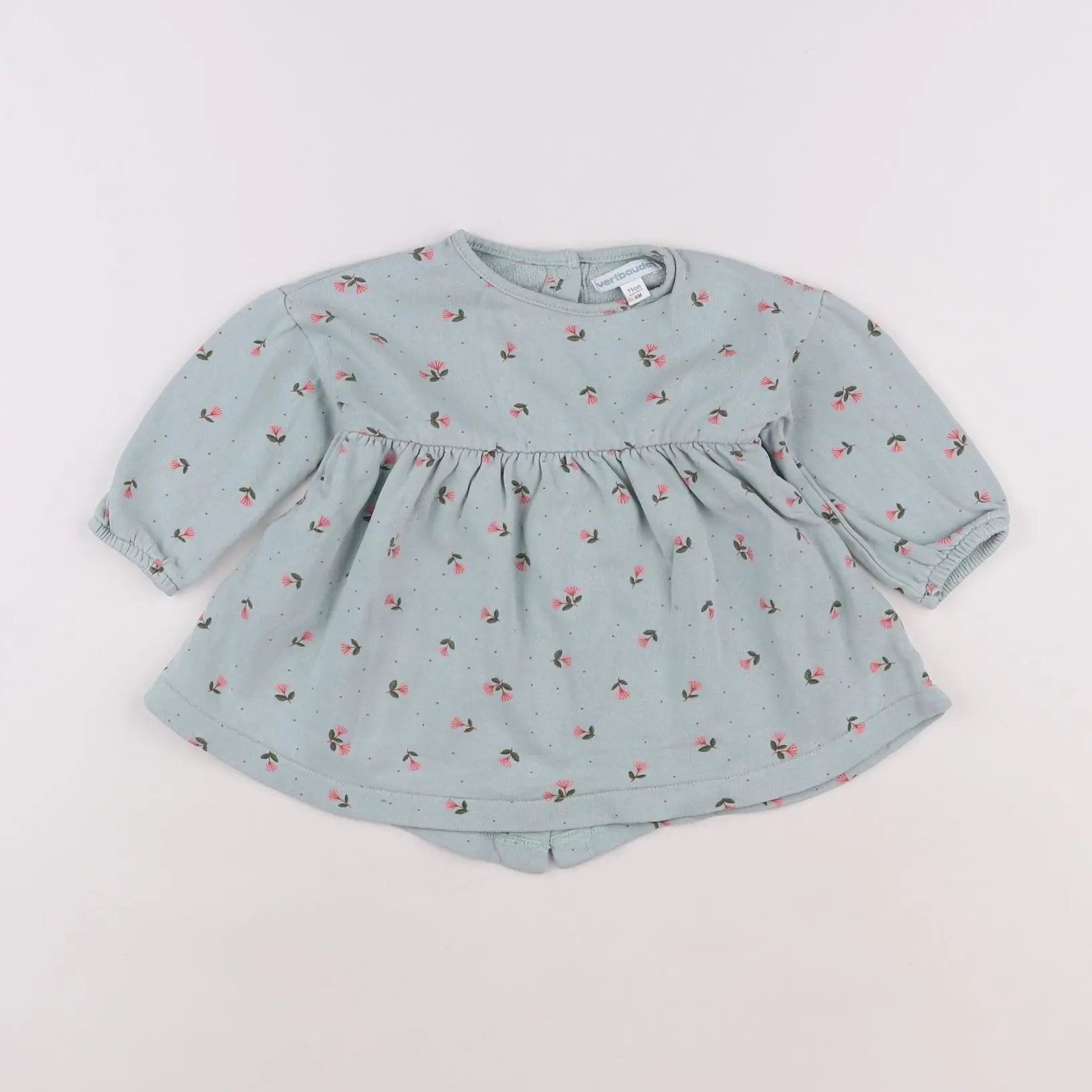 Vertbaudet - robe bleu - 9 mois