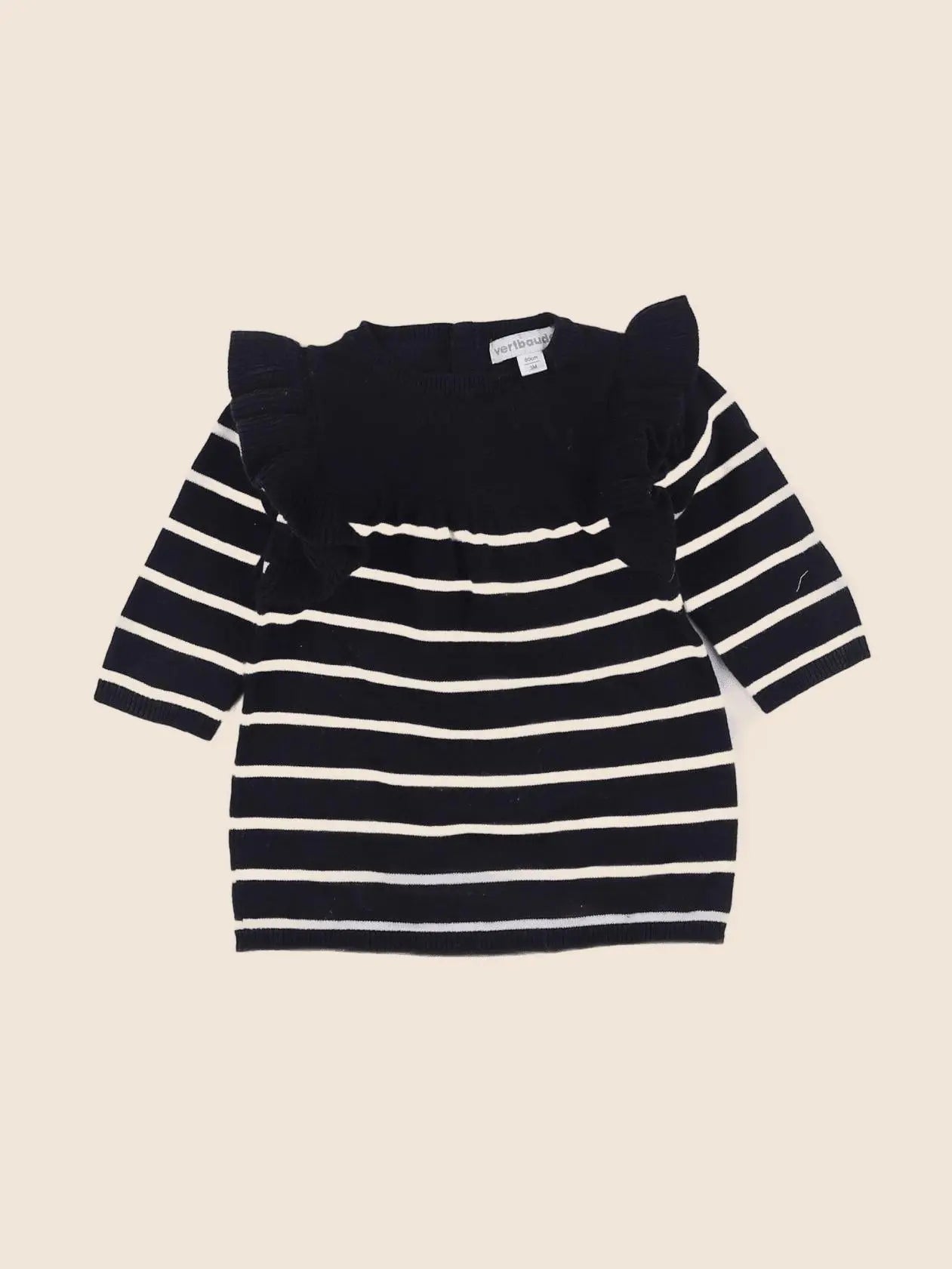 Vertbaudet - robe bleu - 3 mois