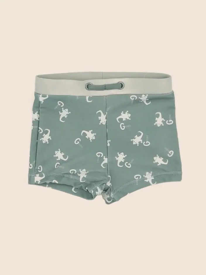 Vertbaudet - maillot de bain vert - 3 mois