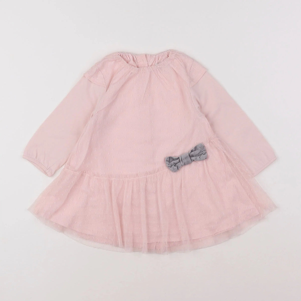 Vertbaudet - robe rose - 12 mois