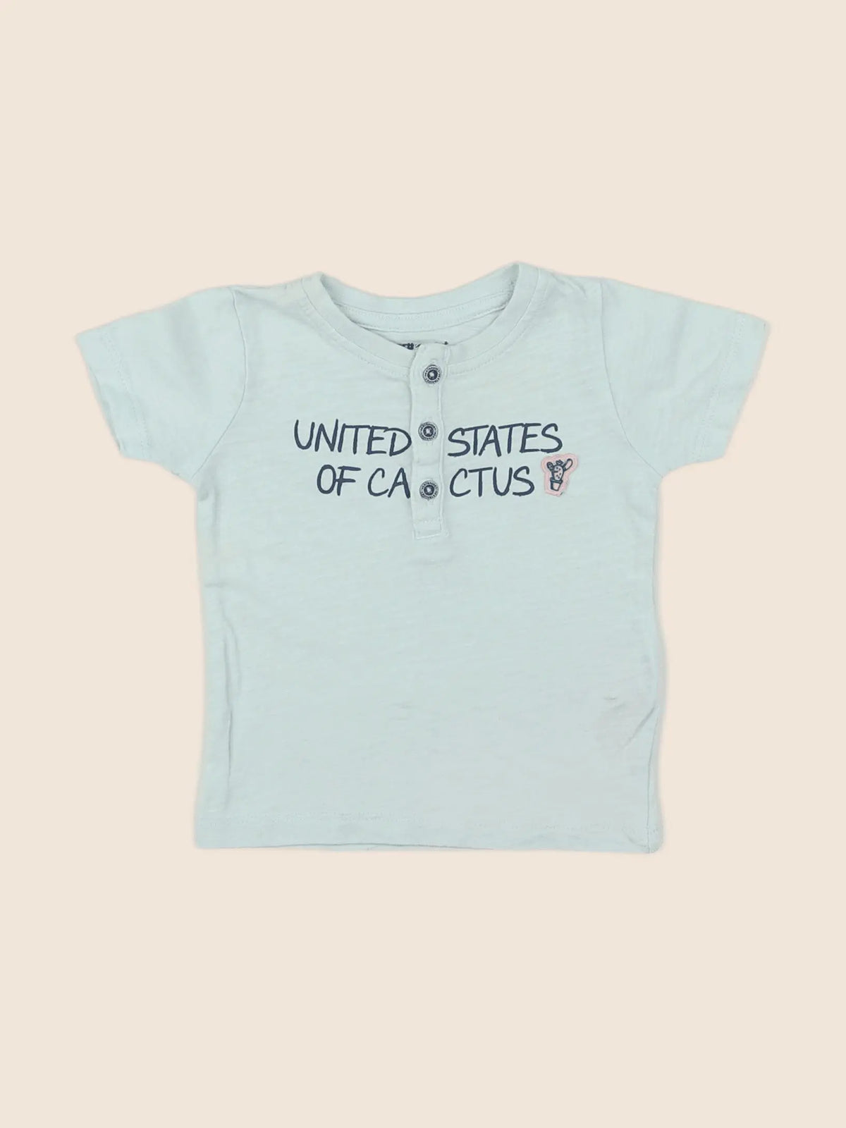 Vertbaudet - tee-shirt bleu - 3 mois