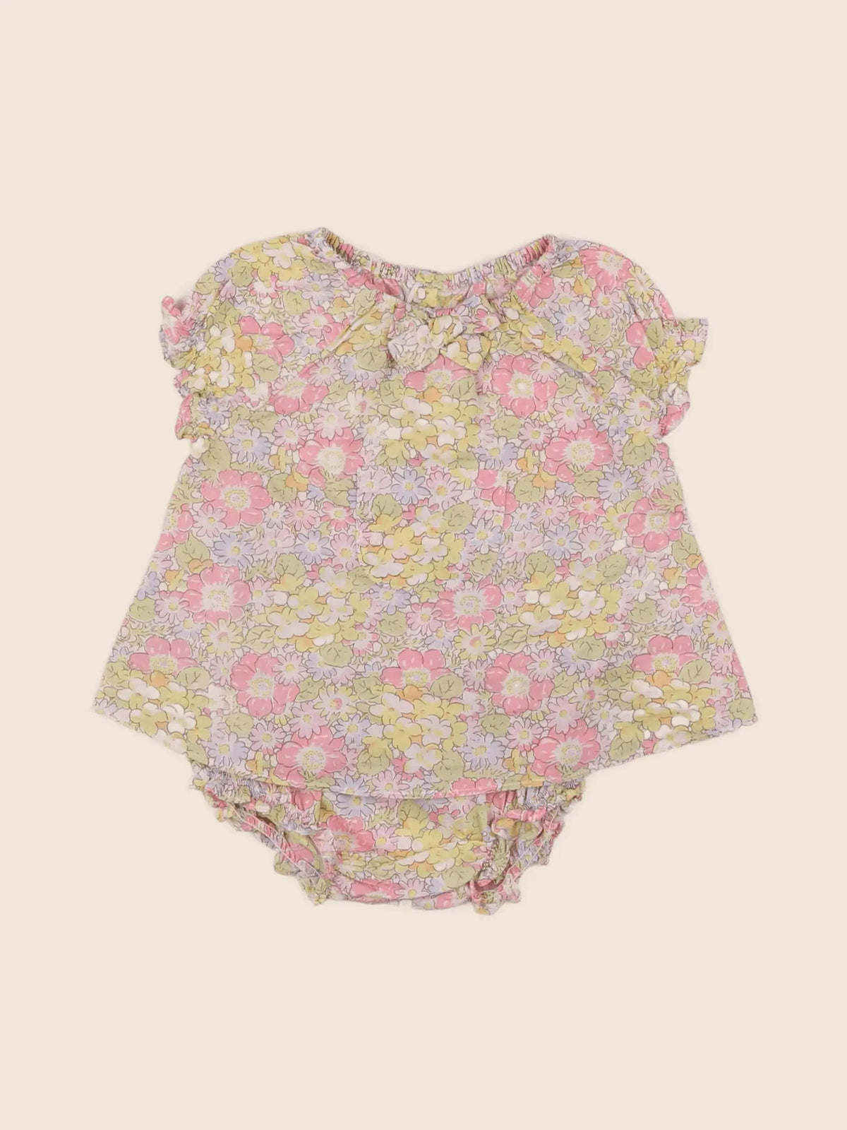 Jacadi - robe liberty multicolore - 6 mois