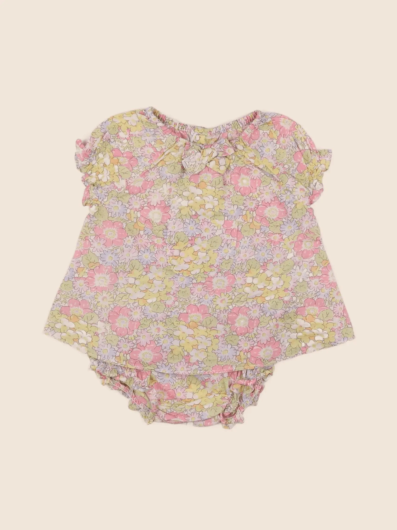 Jacadi - robe liberty multicolore - 6 mois