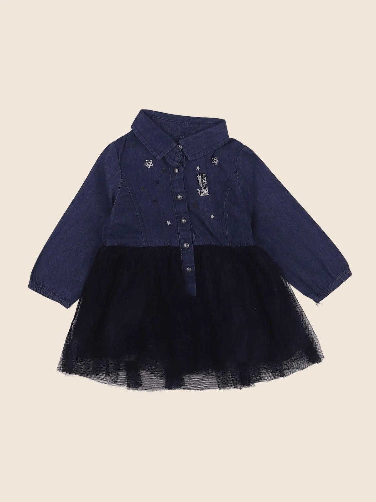 IKKS - robe bleu - 12 mois