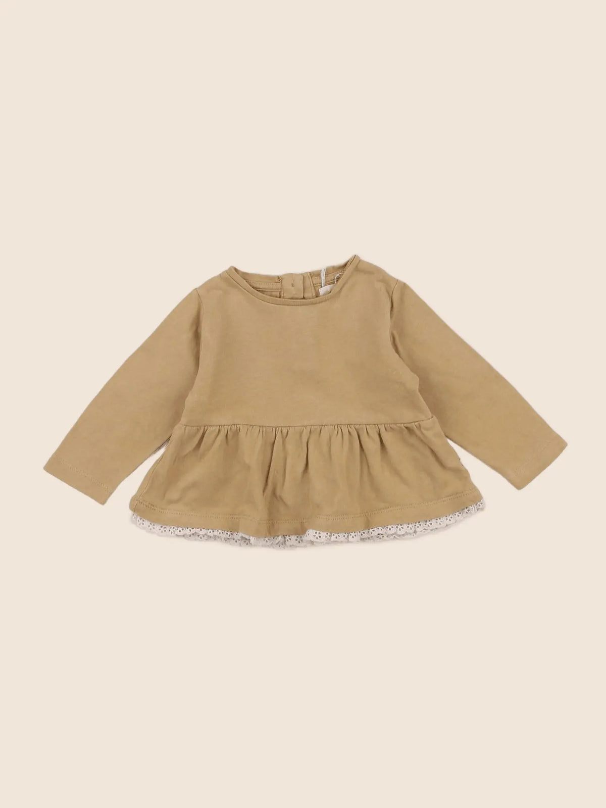 Les Petites Choses - tee-shirt marron - 3 mois