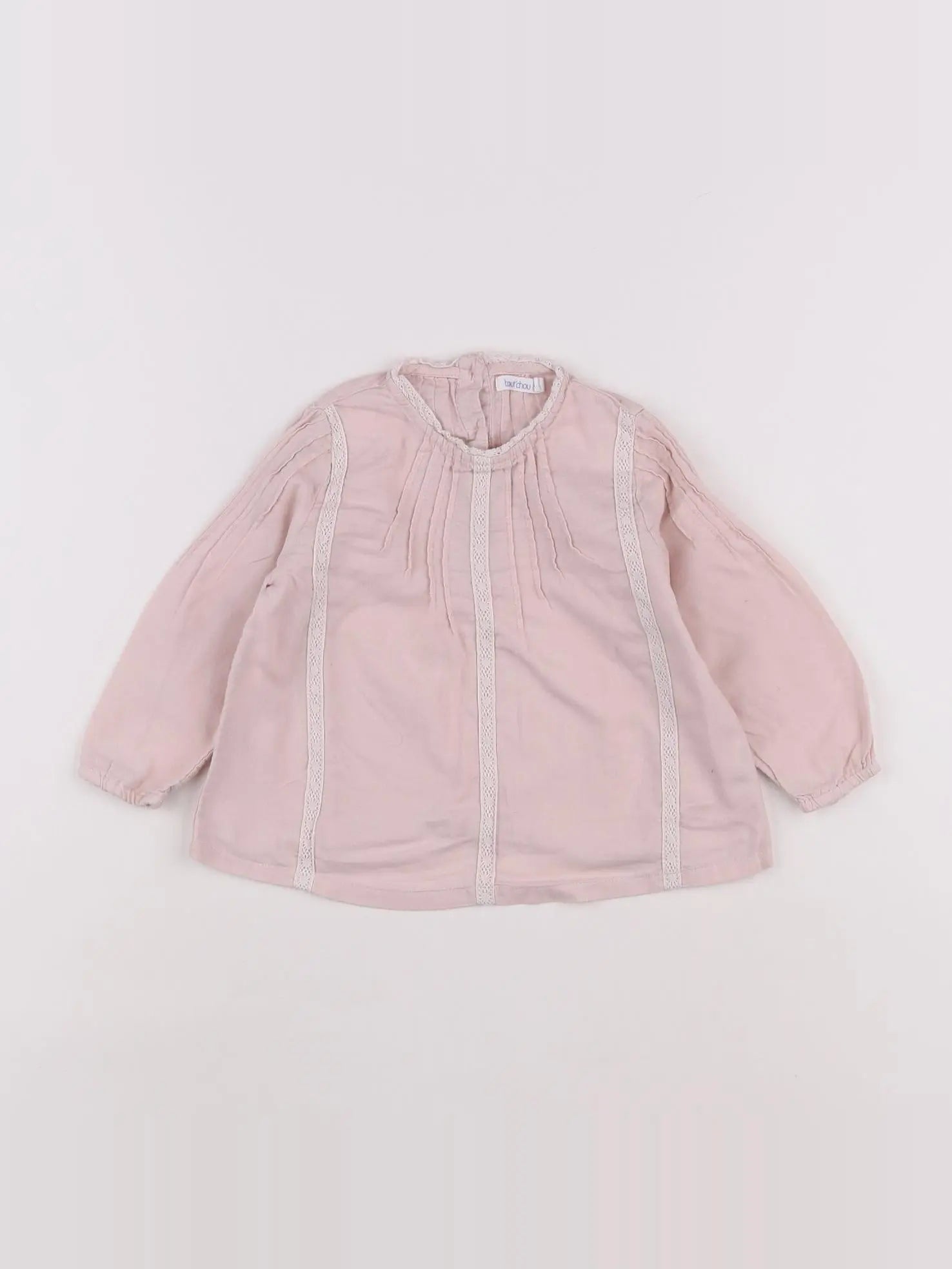 Boutchou - chemise rose - 12 mois