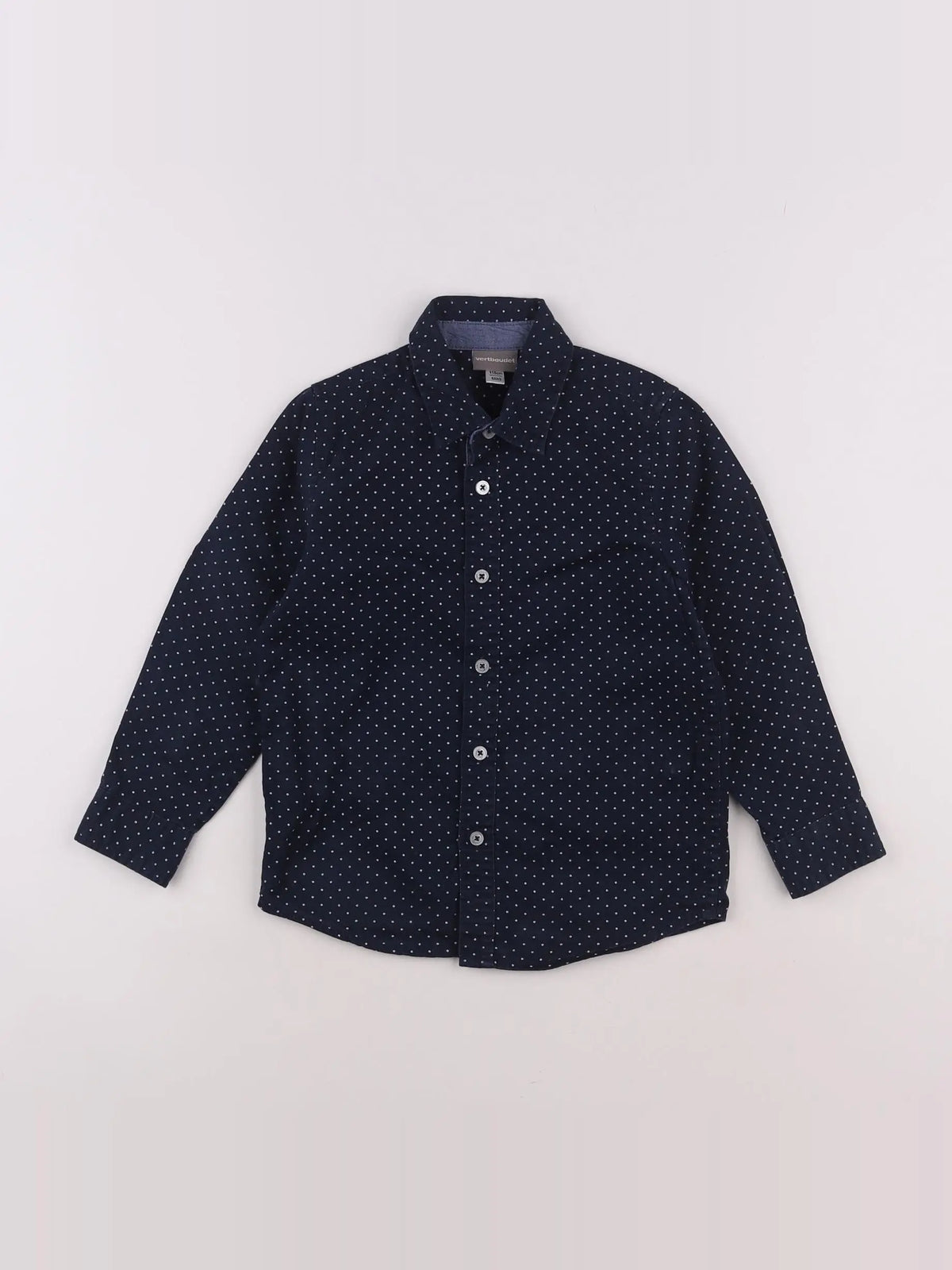 Vertbaudet - chemise bleu - 6 ans