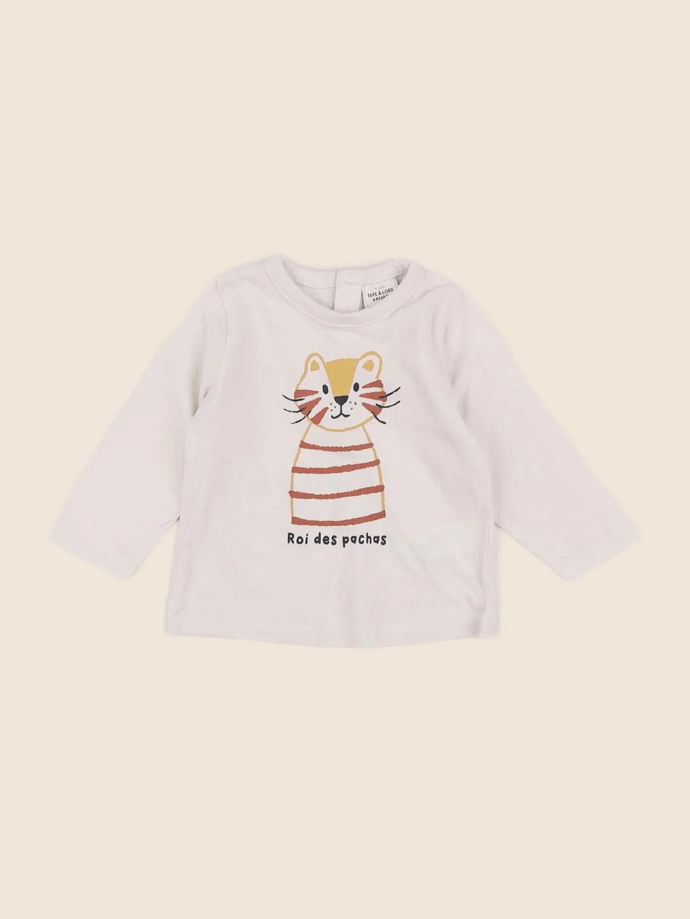Tape à l'oeil - tee-shirt beige - 6 mois