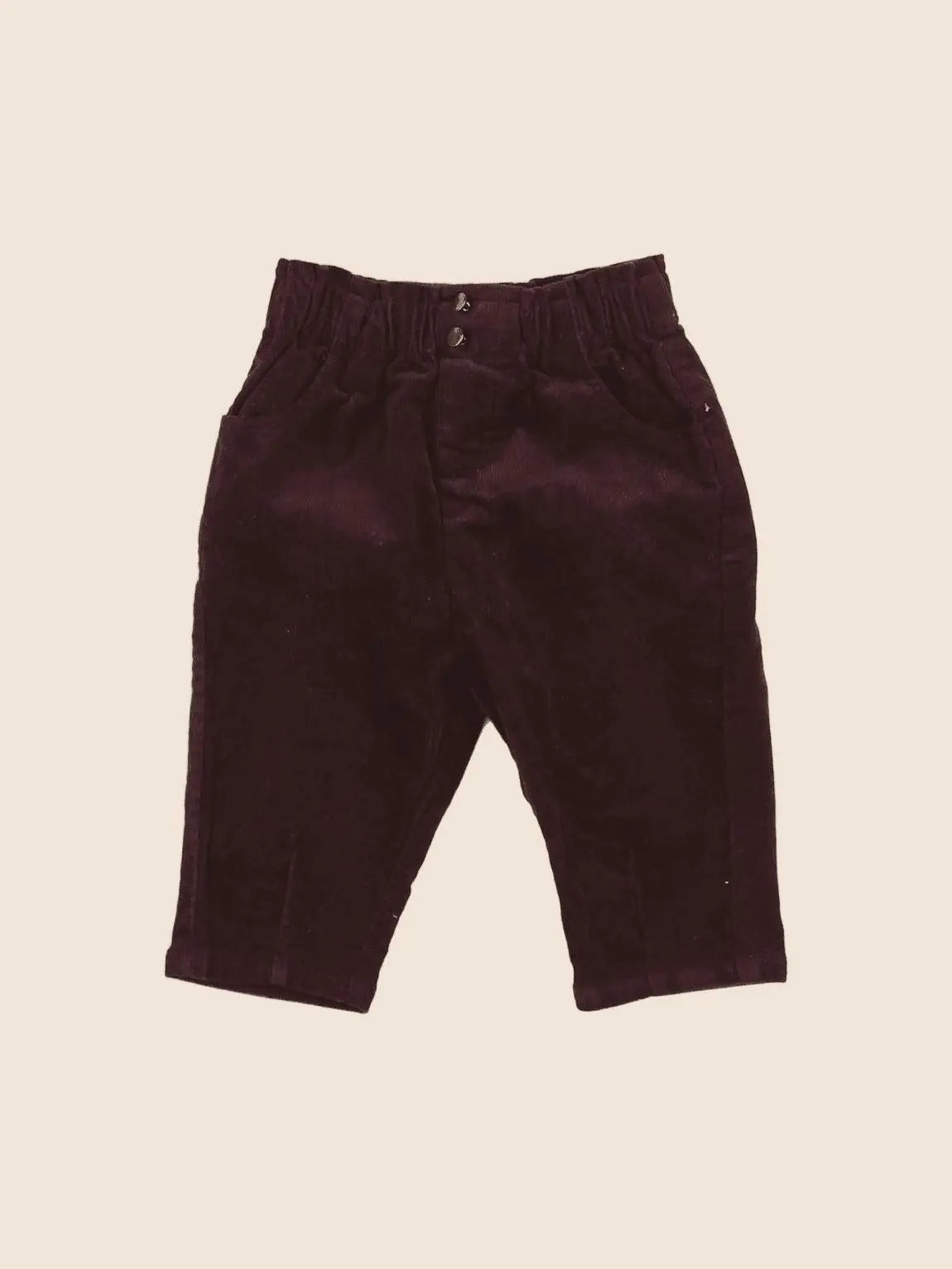 Vertbaudet - pantalon rouge - 6 mois