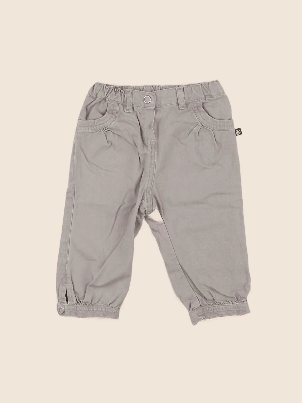 Petit Bateau - pantalon marron - 12 mois