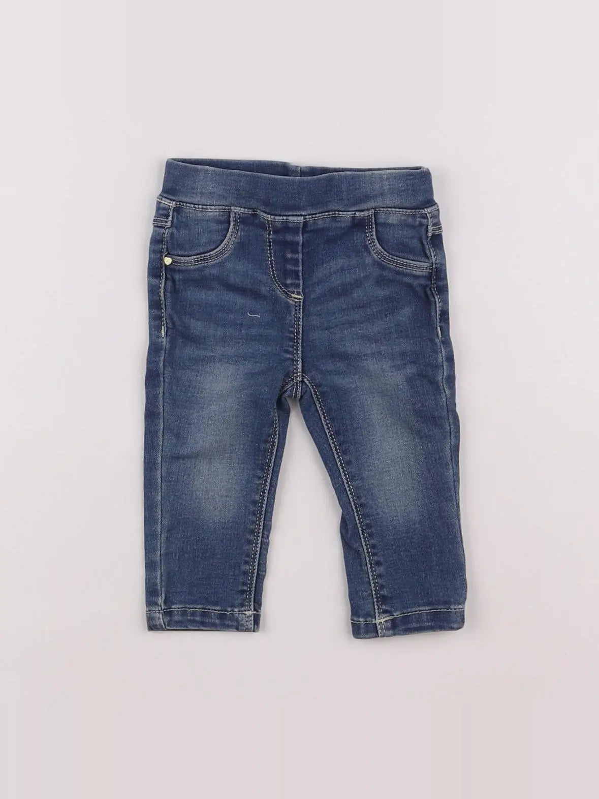 Tape à l'oeil - jegging bleu - 6 mois